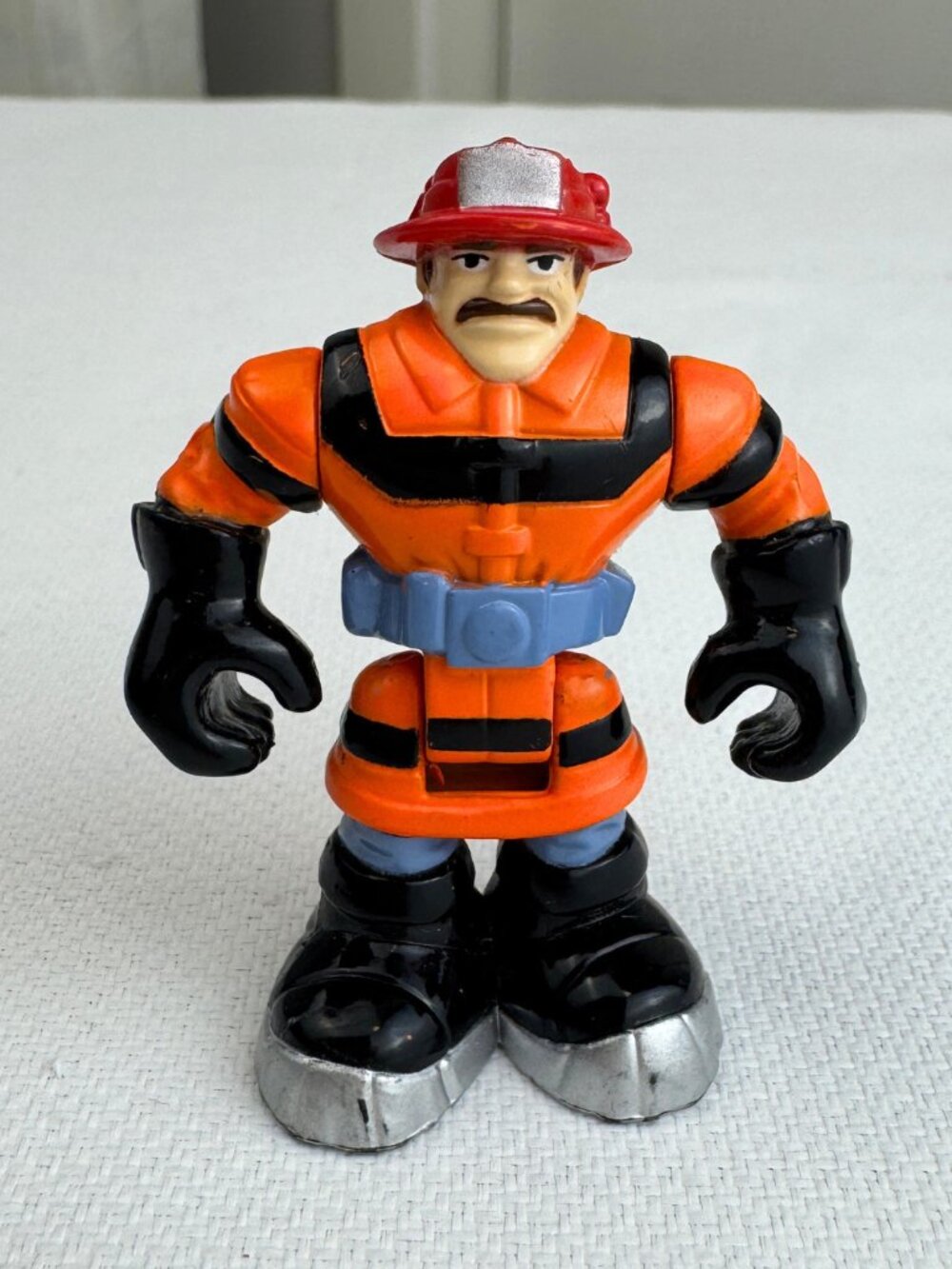 🍓5/$15 2004 Vintage Billy Blazes Rescue Heroes Firefighter Figure Fisher-Price